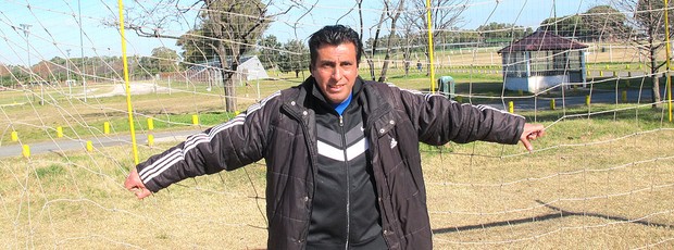 Alfredo Graciani, ex-jogador do Boca Juniors (Foto: Alexandre Lozetti / Globoesporte.com)