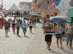 Período foi considerado tranquilo nos focos de folia. (Foto: Reprodução/TV Asa Branca)