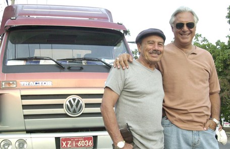 Fagundes viveu o caminhoneiro Pedro, melhor amigo de Bino (Stênio Garcia), em 'Carga pesada' Divulgação/TV Globo