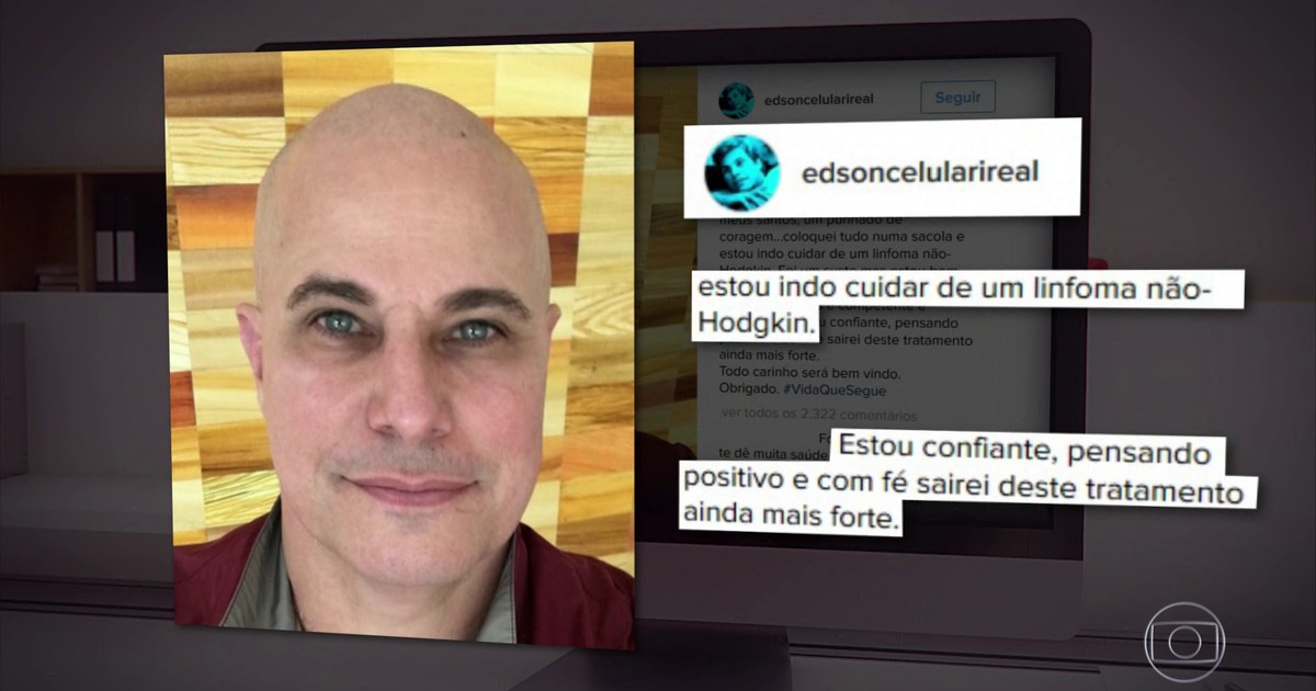 Jornal Hoje Ator Edson Celulari é diagnosticado com câncer