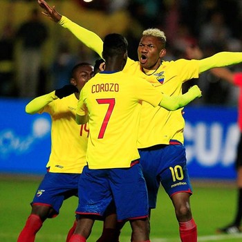  Bryan Cabezas Equador x Colômbia (Foto: EFE)
