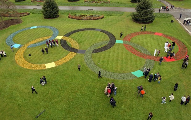 Londres 100 dias para Olimpíadas flores (Foto: Getty Images)