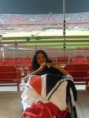 Aline Silva - São Paulo x Portuguesa (Foto: Arquivo Pessoal)