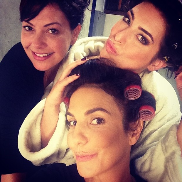 Fabiula Nascimento, Ivete Sangalo e Fernanda Paes Leme nos bastidores do &#39;Superstar&#39; (Foto: Instagram/ Reprodução)