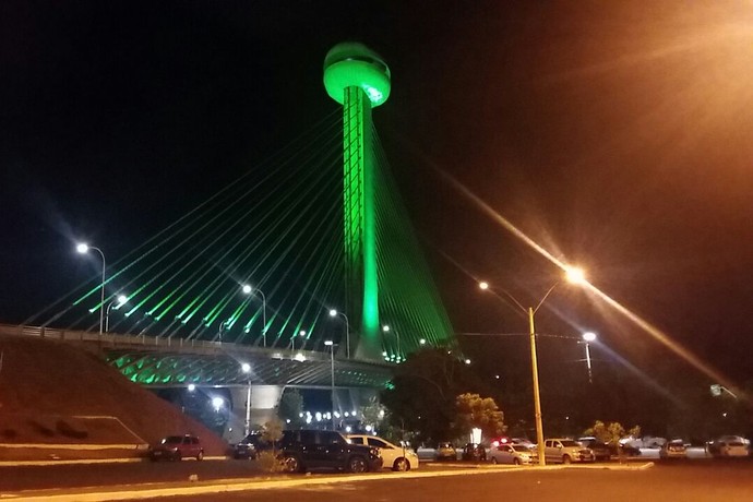 Ponte Estaiada Teresina - Chapecoense (Foto: Divulgação/Prefeitura) Ponte Estaiada Teresina - Chapecoense (Foto: Divulgação/Prefeitura)