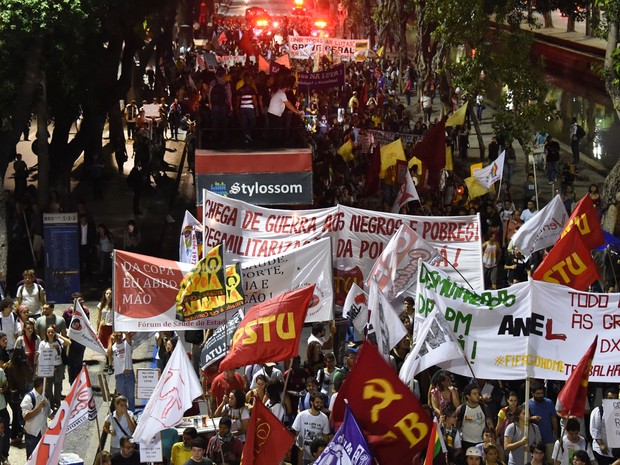 Protesto Rio de Janeiro (Foto: Christophe Simon/AFP)