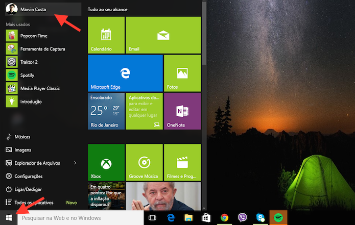 Como Fazer Logout Do Menu Iniciar No Windows Dicas E Tutoriais