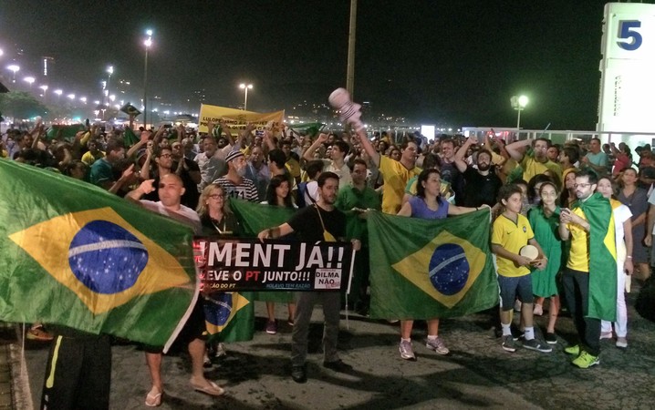 Copacabana, Rio, Dilma, protesto, Lula