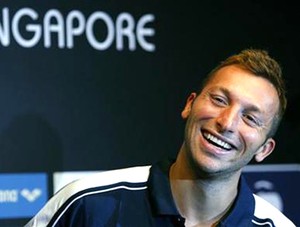 natação ian thorpe etapa copa do mundo cingapura (Foto: Agência Reuters)