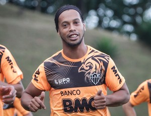 Ronaldinho Gaúcho, Atlético-MG, Cidade do Galo, treino (Foto: Bruno Cantini / Site Oficial do Atlético-MG)