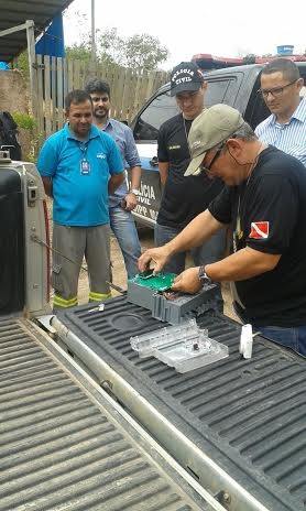 Operação 'Energia Limpa' contou com trabalho de um perito de Belém (Foto: Divulgação/Polícia Civil)