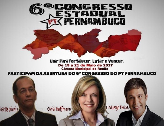Mesmo alvos da Lava Jato, senadores petistas são tratados como celebridades em folder do PT (Foto: Reprodução ) Mesmo alvos da Lava Jato, senadores petistas são tratados como celebridades em folder do PT (Foto: Reprodução )