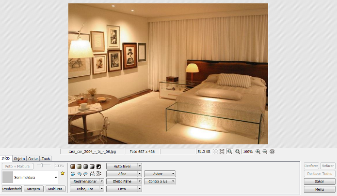 O Photoscape oferece várias ferramentas para edição de imagens (Foto: Reprodução/Lívia Dâmaso)