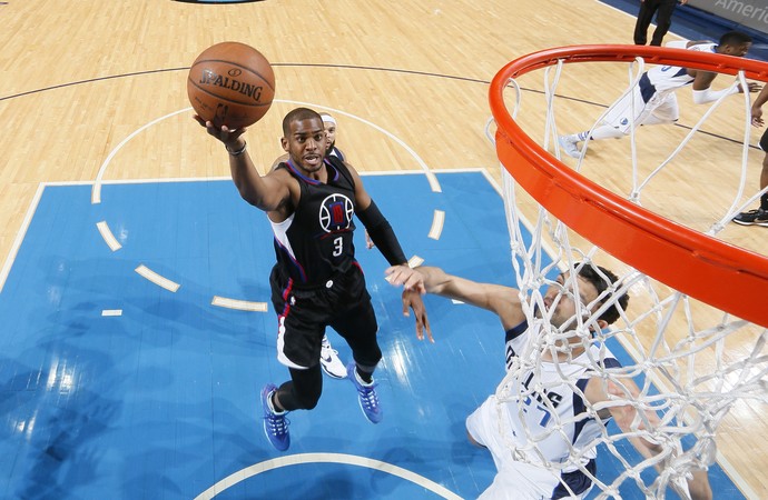 Chris Paul Clippers x Mavericks NBA (Foto: Getty)