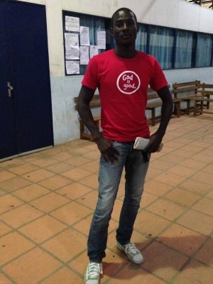 Kendylove Morancy deixou a namorada no Haiti em busca de um emprego (Foto: Felipe Truda/G1)