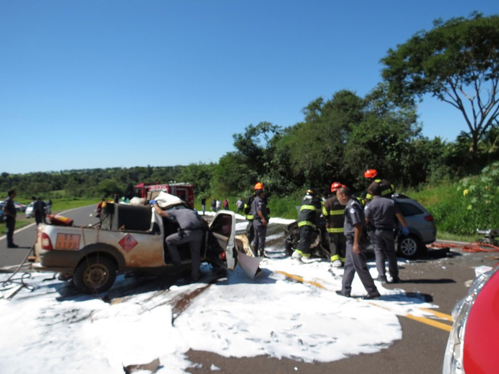 Acidente foi registrado na manhã desta quinta-feira (13), em Dracena (Foto: Jorge Zanoni/Cedida)