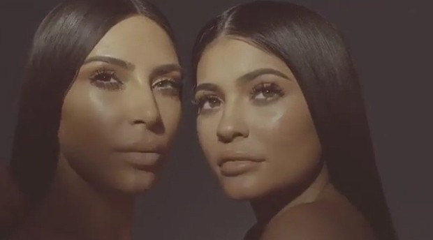 Kim Kardashian e Kylie Jenner  (Foto: Reprodução )