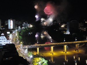 ano novo blumenau (Foto: Jaime Batista da Silva/Divulgação)