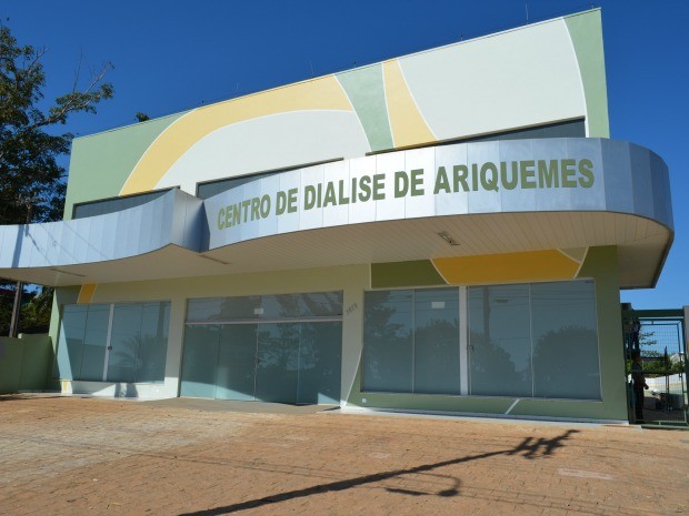 Centro de Dilise de Ariquemes, RO (Foto: Franciele do Vale/G1)