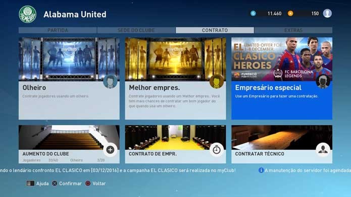 PES 2017: como jogar com Ronaldo, Rivaldo, Ronaldinho e outras lendas do Barcelona (Foto: Reprodução/Murilo Molina)