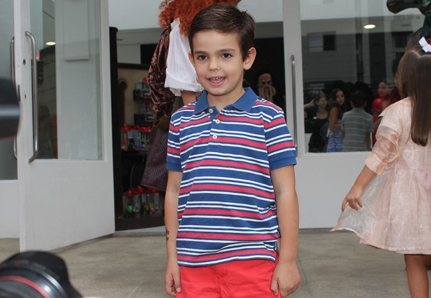Rodrigo, filho de Faustão, no aniversário de Lorenzo (Foto: Celso Tavares / EGO)