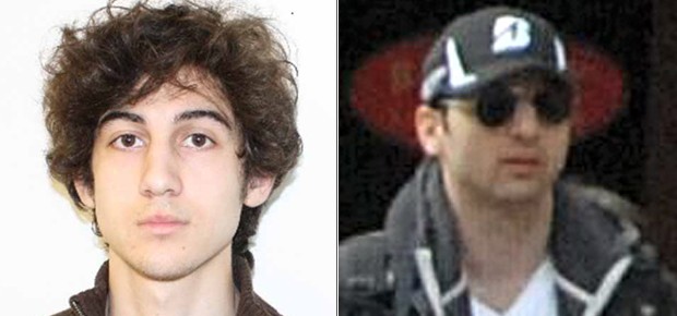 Dzhokar Tsarnaev e Tamerlan Tsarnaev, suspeitos do atentado na Maratona de Boston (Foto: FBI/divulgação)