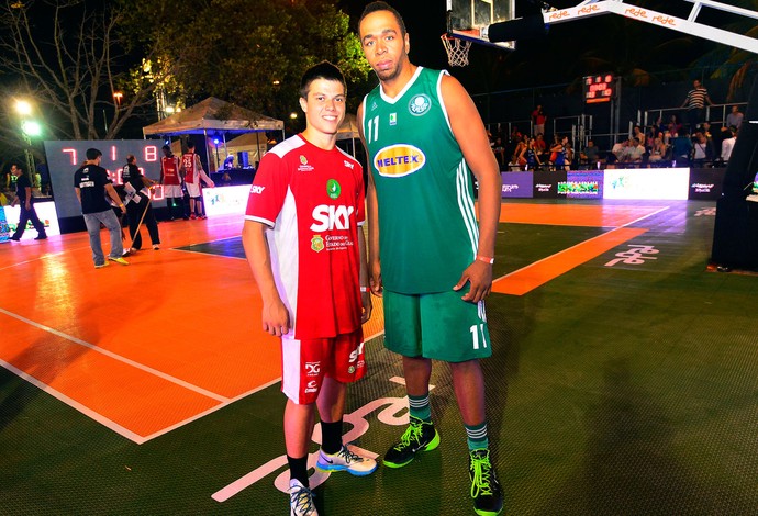 Rivais no Desafio das Ligas 3 x3, Davi e Marcão vão representar o Brasil