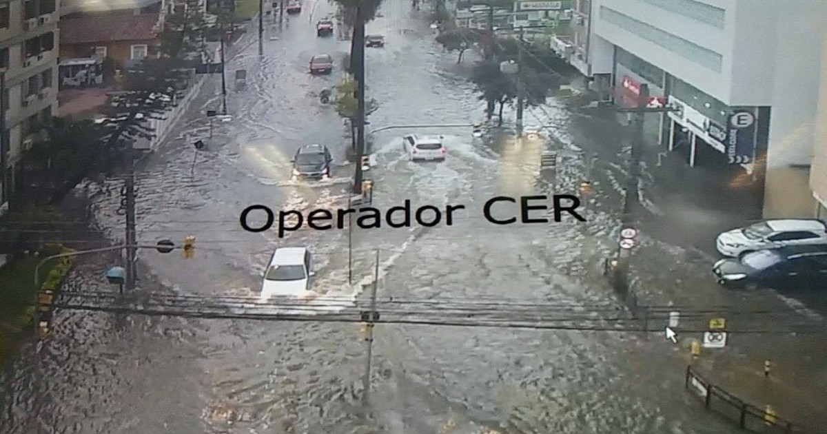 Chuva provoca alagamento em ruas e avenidas de Porto Alegre - Globo.com