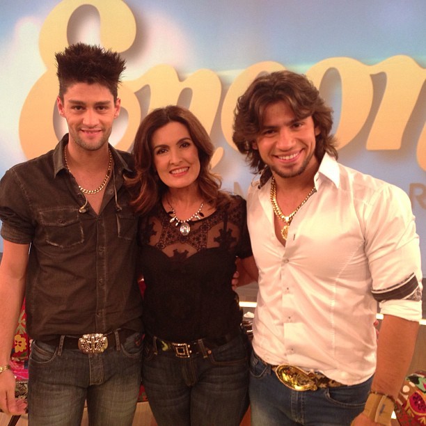 Munhoz, Fátima Bernardes e Mariano (Foto: Reprodução/Instagram) Munhoz, Fátima Bernardes e Mariano (Foto: Reprodução/Instagram)