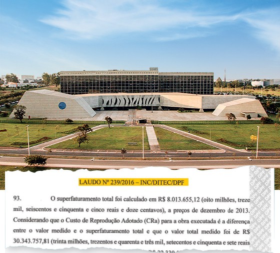 PF apurou superfaturamento em contratos de R$ 30 milhões (Foto: Divulgação/ STJ e Reprodução)