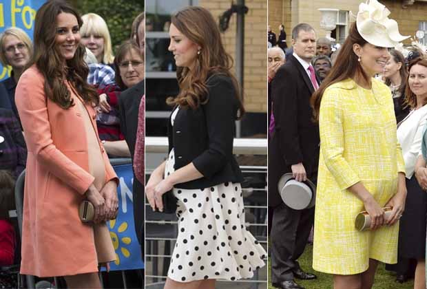 VESTIDOS SOLTOS + CASACOS ABERTOS SÃO A COMBINAÇÃO ESPERTA DE KATE NESTE PERÍODO FINAL (Foto: Getty Images) VESTIDOS SOLTOS + CASACOS ABERTOS SÃO A COMBINAÇÃO ESPERTA DE KATE NESTE PERÍODO FINAL (Foto: Getty Images)