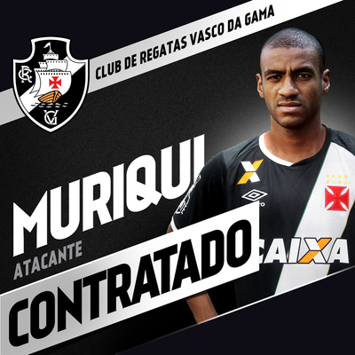 Muriqui é o novo reforço vascaíno para 2017 (Foto: Divulgação) Muriqui é o novo reforço vascaíno para 2017 (Foto: Divulgação)
