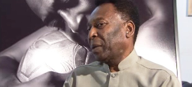 Pelé TV Tribuna (Foto: Reprodução / TV Tribuna) Pelé TV Tribuna (Foto: Reprodução / TV Tribuna)