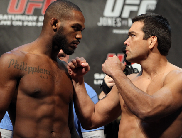 UFC - Encarada de Jon Jones e Lyoto Machida (Foto: Getty Images) UFC - Encarada de Jon Jones e Lyoto Machida (Foto: Getty Images)