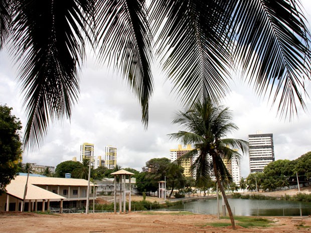 Previsão é que obra da Cidade da Criança, em Natal, seja concluída em abril (Foto: Demis Roussos)