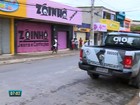 Bandidos explodem caixas, fazem ameaças e atiram em prédio da polícia