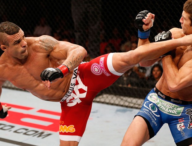 UFC Vitor Belfort e Luke Rockhold (Foto: Agência Getty Images)