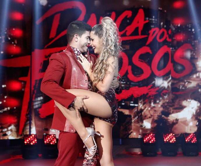 Ator e bailarina encerram a primeira noite de competição (Foto: Inácio Maraes/Gshow)