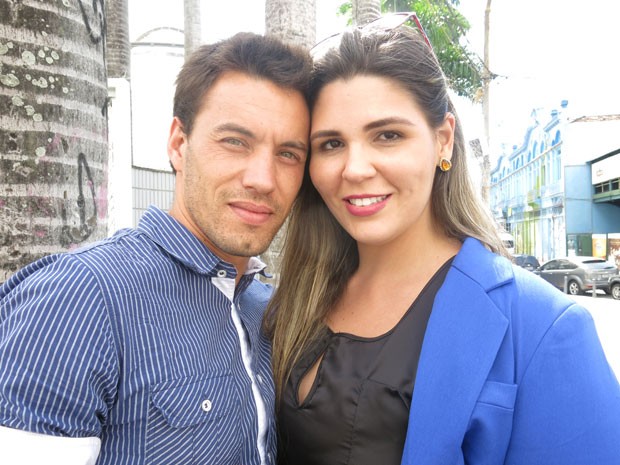 Recuperado, Rafael planeja se casar com a jornalista Clarissa (Foto: Lívia Torres/G1)