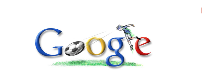 Doodle da Copa do Mundo de 2006 para a Itália; cada paíse recebeu um com a camisa de seu time (Foto: Reprodução/Google) Doodle da Copa do Mundo de 2006 para a Itália; cada paíse recebeu um com a camisa de seu time (Foto: Reprodução/Google)