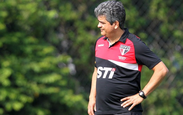 Ney Franco, treino do São Paulo (Foto: Vipcomm)