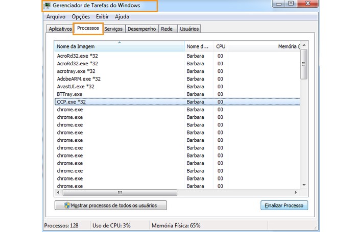 Abra o gerenciador de tarefas do Windows (Foto: Reprodução/Barbara Mannara)