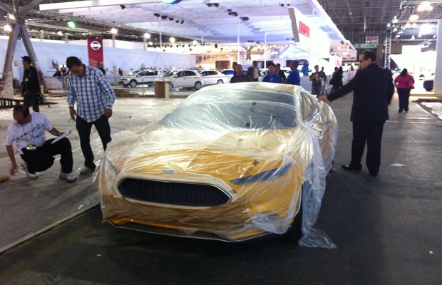 O novo Ford Fusion é o Evos transformado em realidade  (Foto: Rodrigo Mora / G1)