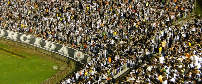 Torcida do Atlético-MG no Ipatingão (Foto: Fernando Martins)