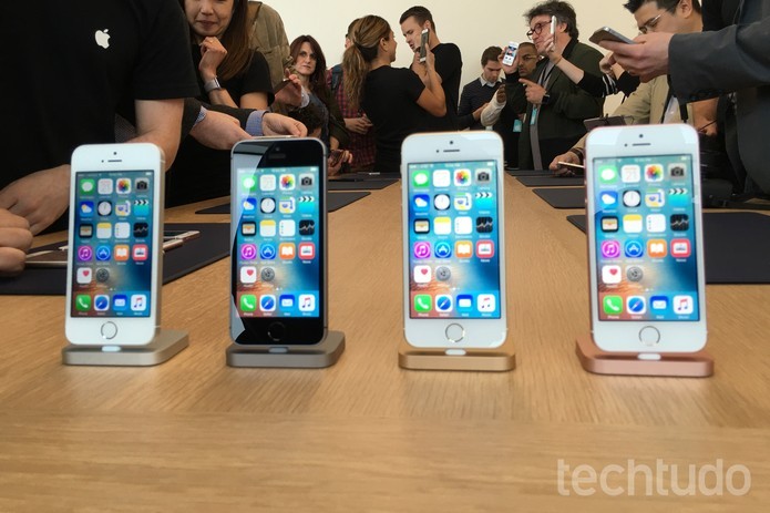 iPhone SE vem com processador mais potente e design do 5S (Foto: Thassius Veloso/TechTudo) (Foto: iPhone SE vem com processador mais potente e design do 5S (Foto: Thassius Veloso/TechTudo))