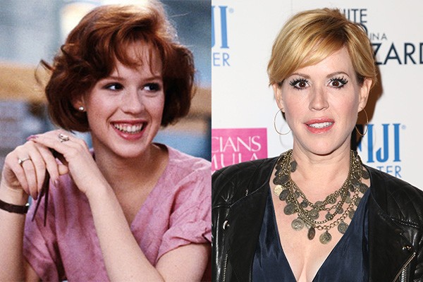 Molly Ringwald foi a musa adolescente dos anos 80, ficando conhecida por trabalhar com o diretor John Hughes em filmes como 'Gatinhas e Gatões', 'Clube dos Cinco' e 'A Garota de Rosa-Shocking'. O ritmo da atriz foi mudando com o passar dos anos e seu trabalho recente mais importante foi na série 'A Vida Secreta de uma Adolescente Americana', que terminou em 2013. (Foto: Divulgação/Getty Images)