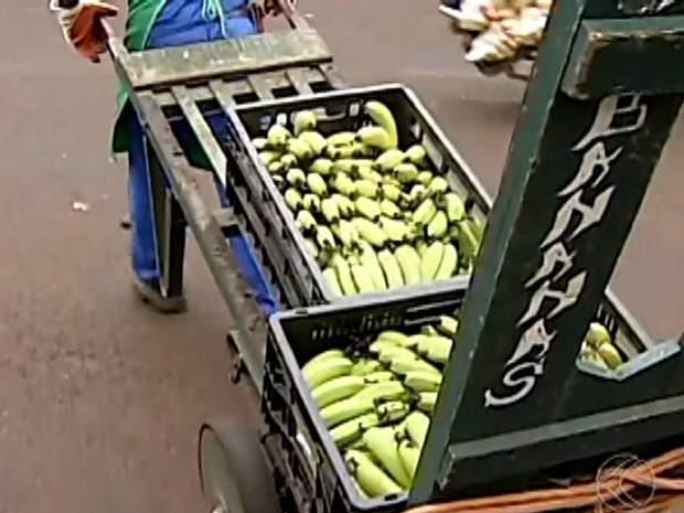 Banana pode ser comercializada em MG (Foto: Reprodução/TV Integração)