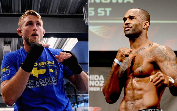 montagem UFC Alexander Gustafsson x Jimi Manuwa (Foto: Editoria de Arte)