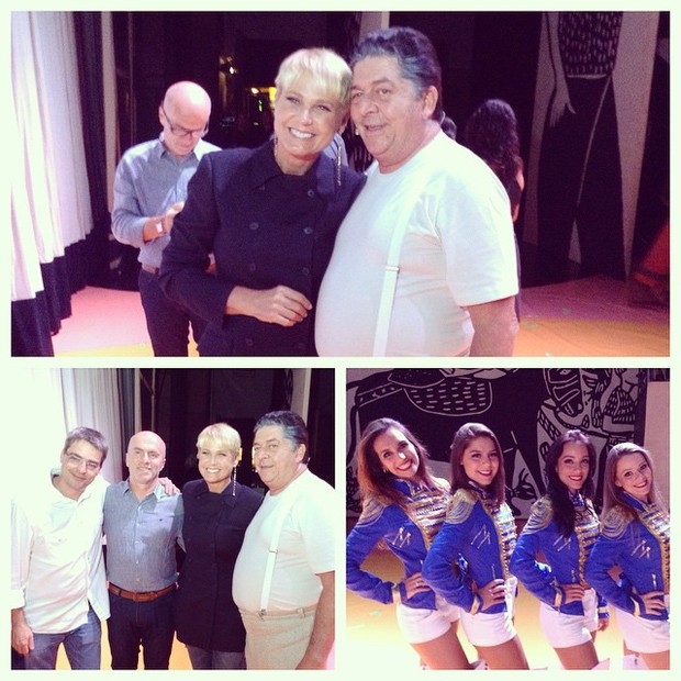 Xuxa nos bastidores do musical Chacrinha (Foto: Reprodução/Instagram)