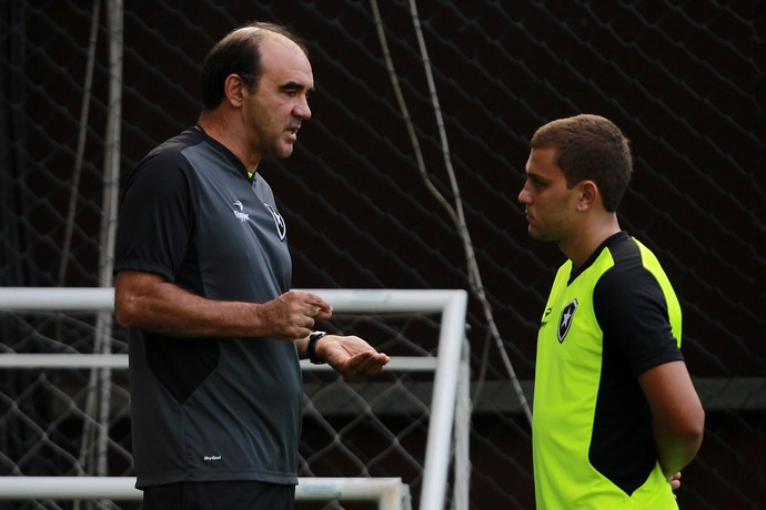 Ricardo Gomes e Octávio Botafogo (Foto: Vitor Silva / SSpress / Botafogo)